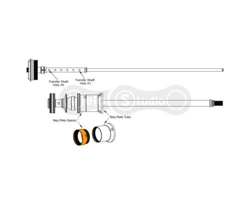 Проставка FOX Neg Plate Spacer Float 36 10 мм