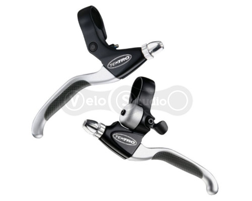 Ручки гальма Tektro CL530-RS + CL535-RT ліва та права, зі дзвінком