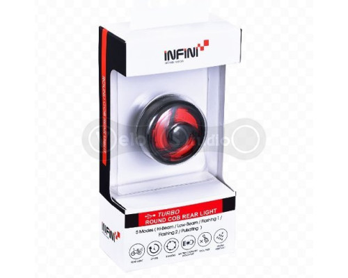 Задній ліхтар INFINI Turbo I-462R USB 5 функцій