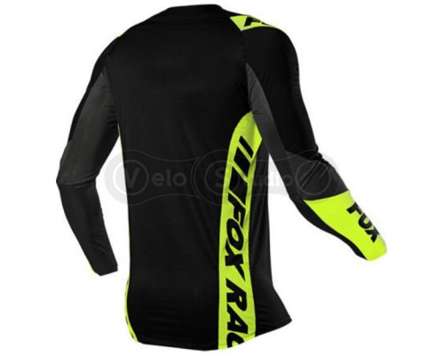 Джерсі FOX Flexair Mach One Jersey Black Yellow розмір M