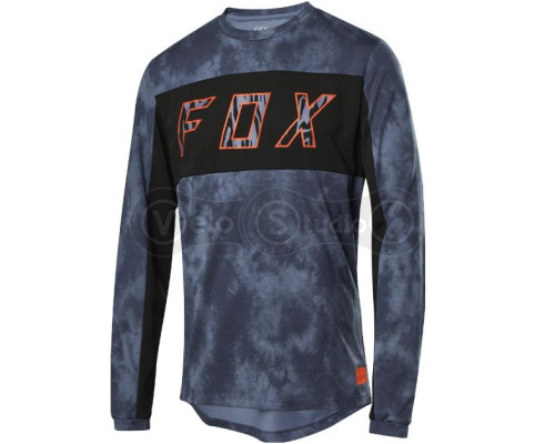 Джерсі FOX Ranger DR Elevated LS Jersey Blue Steel розмір L