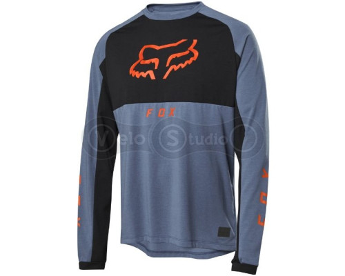 Джерсі FOX Ranger DR Mid LS Jersey Blue Steel розмір L