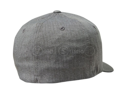 Кепка FOX Clouded Flexfit Hat Grey Red S/M