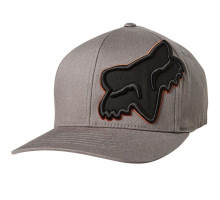 Кепка FOX Epicycle Flexfit Hat Grey Orange S/M