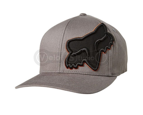 Кепка FOX Epicycle Flexfit Hat Grey Orange S/M