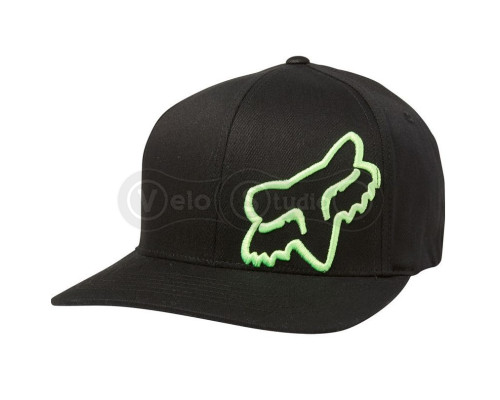 Кепка FOX Flex 45 Flexfit Hat Black Green S/M