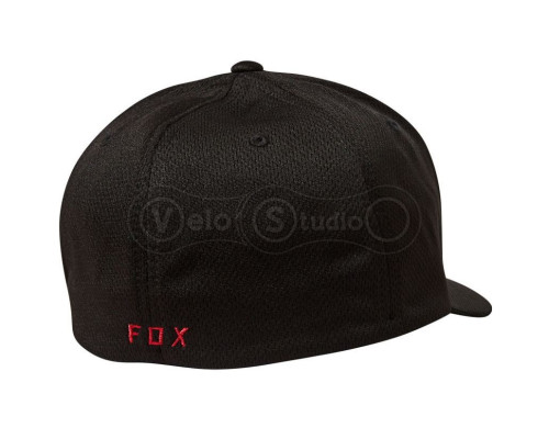 Кепка FOX Lithotype Flexfit Black Red S/M