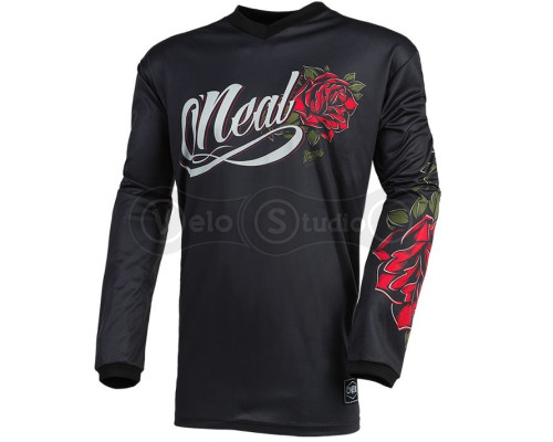Вело джерсі жіноча O`Neal Element Jersey Roses Black розмір S