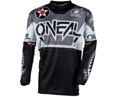 Вело джерсі O`Neal Element Jersey Warhawk Black Gray розмір M