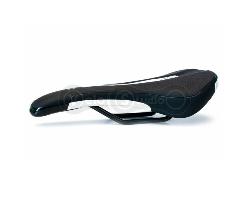 Седло DDK 2373A Memory Foam 272x140 чёрное с белым