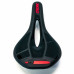 Сідло DDK 3735 Memory Foam 272x140 чорне з червоним