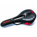 Сідло DDK 3735 Memory Foam 272x140 чорне з червоним