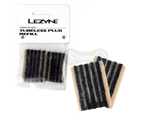 Стержни Lezyne Tubeless Plug Rerill 20 шт для ремонта бескамерных покрышек