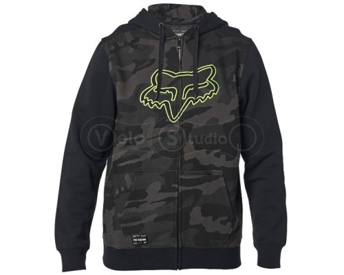 Толстовка FOX Destrakt Zip Fleece Black Camo размер M