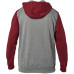 Толстовка FOX Destrakt Zip Fleece Gray Red розмір L