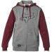 Толстовка FOX Destrakt Zip Fleece Gray Red розмір L