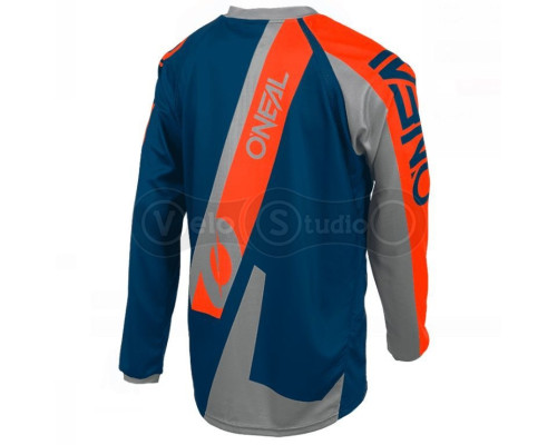 Велоджерсі O`Neal Element FR Jersey Hybrid Blue Orange розмір M