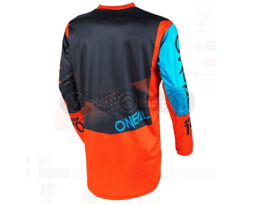 Вело джерси O`Neal Element Jersey Factor Orange Blue размер M