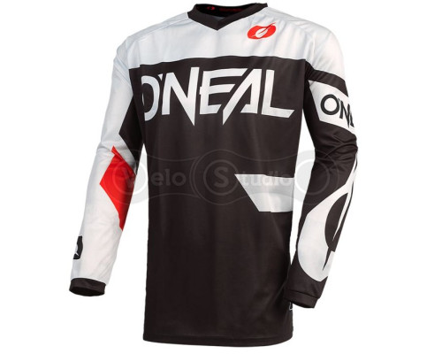 Вело джерси O`Neal Element Jersey Racewear Black White размер M