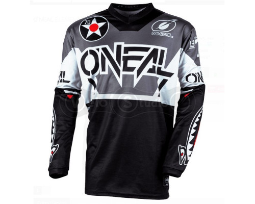 Вело джерси O`Neal Element Jersey Warhawk Black Gray размер S