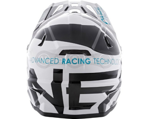Вело шлем O'Neal Backflip Fullface Helmet Slick White Black