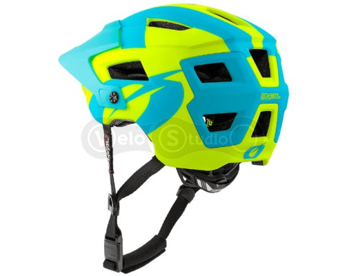Вело шолом O`Neal Defender 2.0 Helmet Sliver Neon Yellow Blue
