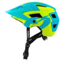 Вело шолом O`Neal Defender 2.0 Helmet Sliver Neon Yellow Blue