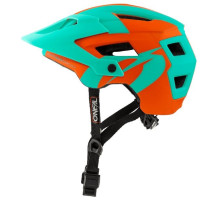 Вело шолом O`Neal Defender 2.0 Helmet Sliver Orange Teal