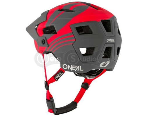 Вело шолом O`Neal Defender Helmet Nova Gray Red