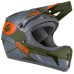 Вело шолом O'Neal Sonus Fullface Helmet Deft Gray Olive Orange