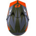 Вело шолом O'Neal Sonus Fullface Helmet Deft Gray Olive Orange