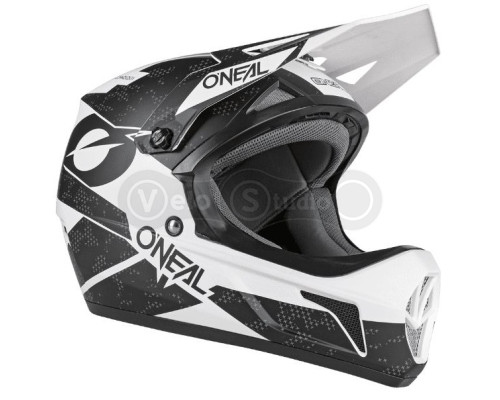 Вело шлем O'Neal Sonus Fullface Helmet Deft Black White
