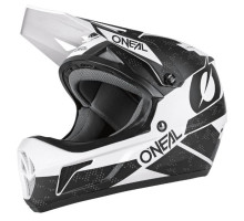 Вело шолом O'Neal Sonus Fullface Helmet Deft Black White