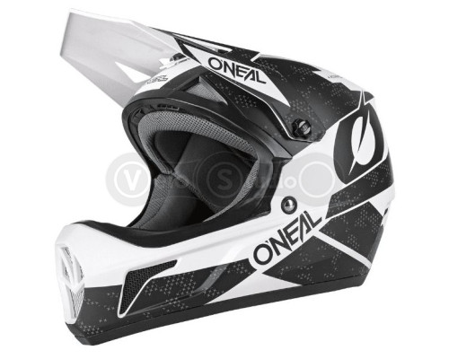 Вело шлем O'Neal Sonus Fullface Helmet Deft Black White