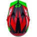 Вело шолом O'Neal Sonus Fullface Helmet Deft Red Gray Green M (57-58 см)