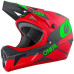 Вело шолом O'Neal Sonus Fullface Helmet Deft Red Gray Green M (57-58 см)