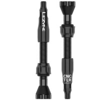 Бескамерный ниппель Lezyne CNC TLR Valve 44 мм чёрный - 2 шт