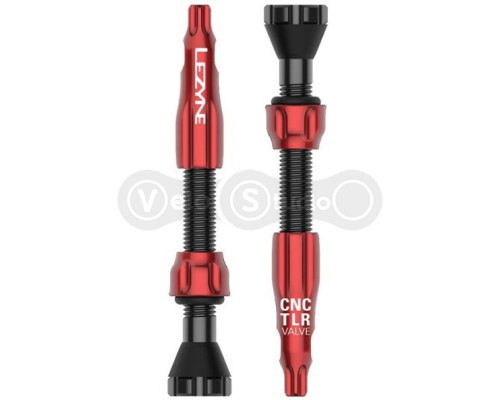 Безкамерний ніпель Lezyne CNC TLR Valve 44 мм синій - 2 шт