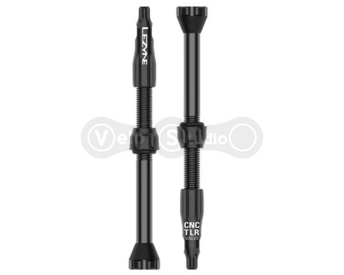 Безкамерні ніпелі Lezyne CNC TLR Valve 60 мм Black - 2 шт