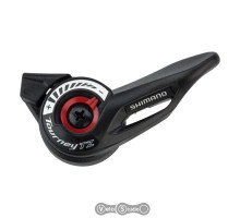 Шифтер Shimano SL-TZ500 левый 3-скорости (без индексов), трос, ОЕМ