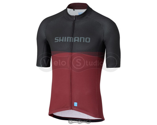 Велоджерси Shimano TEAM2 XXL черно-бордовое