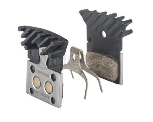 Тормозные колодки Shimano L04C+радиатор, металл