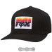 Кепка FOX Off Beat Flexfit Hat Black L/XL