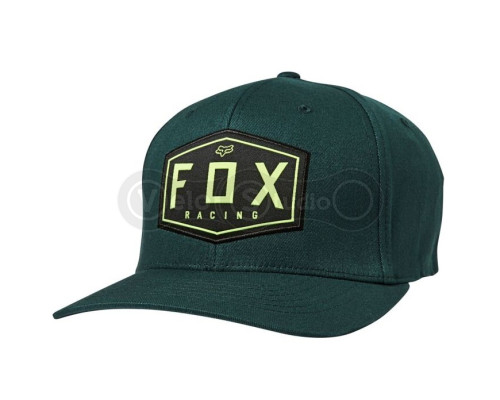 Кепка FOX Crest Flexfit Hat Emerald S/M