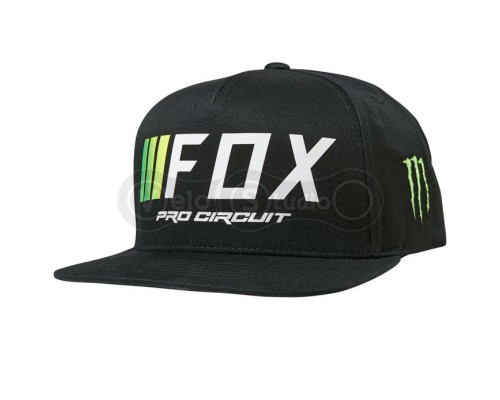 Кепка FOX Pro Circuit Snapback чорна OS