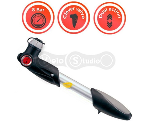 Насос Giyo GP-23 алюмінієвий (качає в обидва боки)