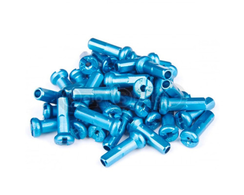 Ніпель Fire Eye ALU 7075 2/14 мм блакитний 38 шт