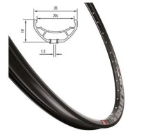 Обод Mach1 Trucky 30 Disk 27.5 дюймов, 32 спицы, Easy Tubeless Ready