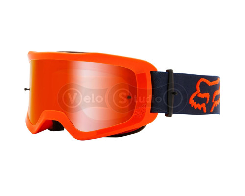 Окуляри-маска FOX Main II Stray Goggle Flo Orange - Mirror Lens