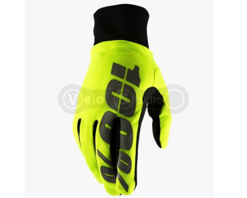Зимние перчатки RIDE 100% Brisker Hydromatic Waterproof Neon Yellow размер S